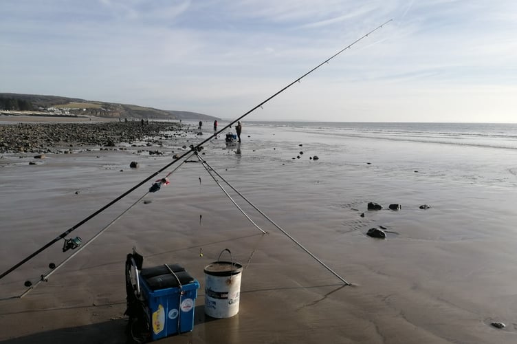 Amroth fishing