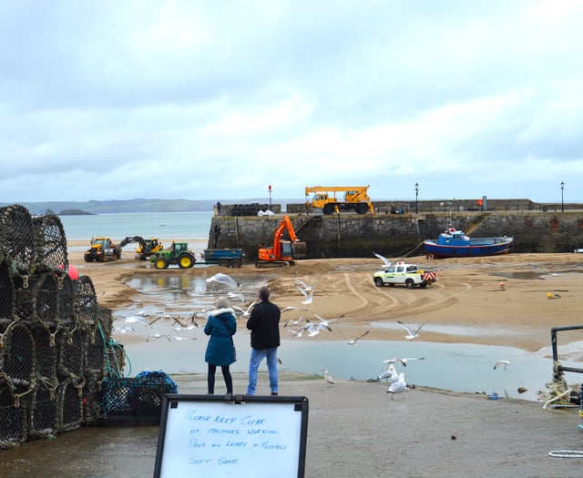 Tenby Harbour and North Beach set for dredging work