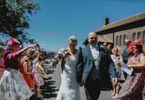 Real wedding: Romantic proposal for young farmers Rebecca and Hywel