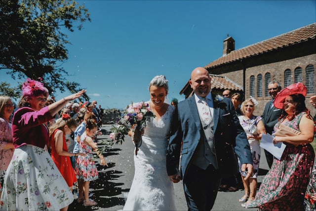 Real wedding: Romantic proposal for young farmers Rebecca and Hywel