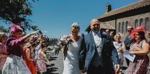 Real wedding: Romantic proposal for young farmers Rebecca and Hywel