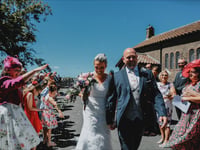 Real wedding: Romantic proposal for young farmers Rebecca and Hywel
