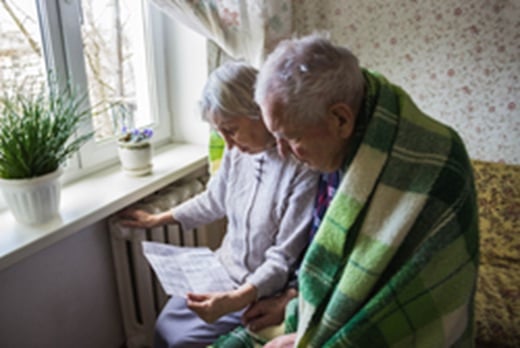 OAPs check heating bills as cold weather bites pic from Age Cymru
