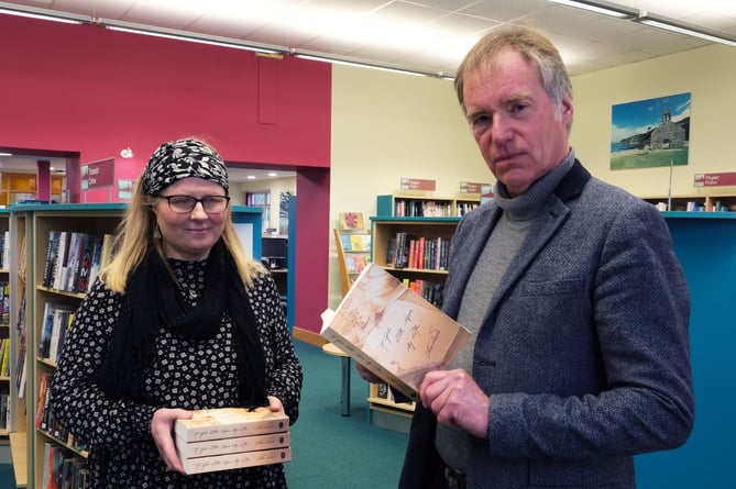‘If God Will Spare My Life’ will shortly be available throughout county libraries. Author Mike Lewis presented copies to Tracey Johnson, Manager of Fishguard Library.