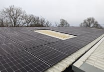 Through snow and rain... Narberth factory now totally sun-powered
