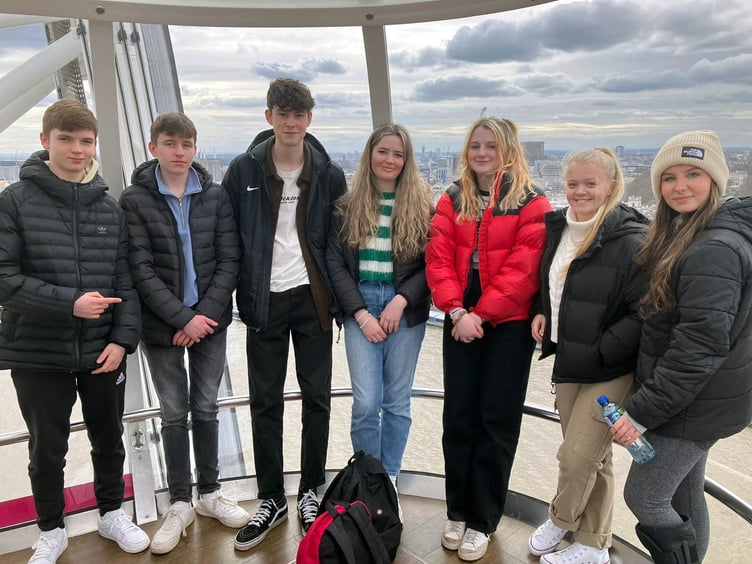 Greenhill pupils in London
