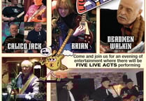 Five live acts at Pembroke evening of entertainment