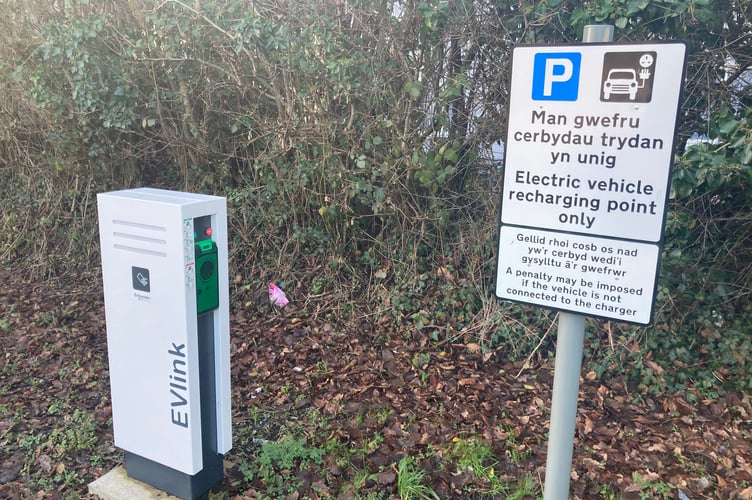 Electric charging point