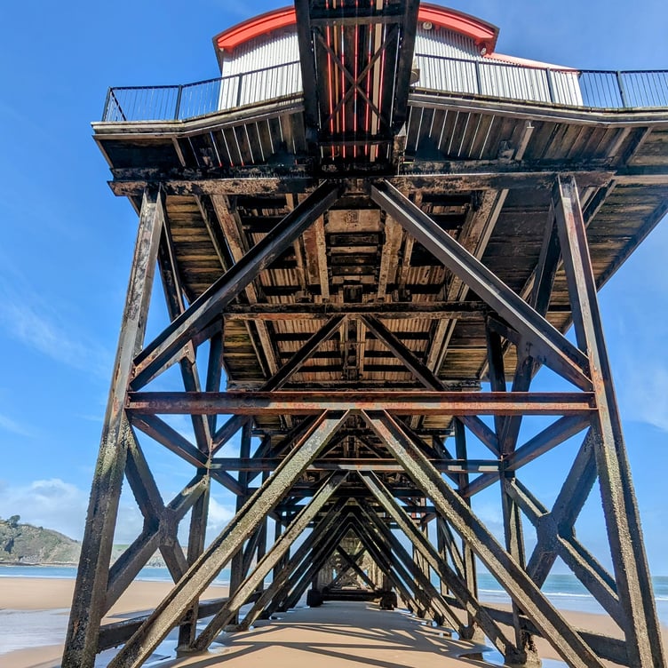 Under the old lifeboat house, Tenby