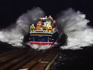 Tenby RNLI lifeboats launch during early hours