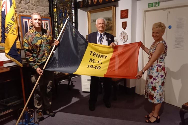 Belgian flag Tenby