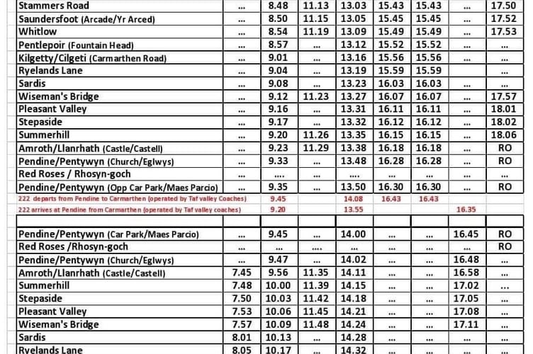 351 timetable