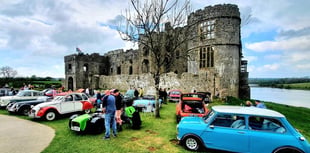 Classic cars return to Carew Castle this Bank Holiday Monday