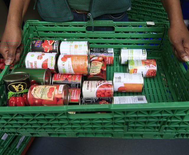 Record number of food parcels handed out in Carmarthenshire last year