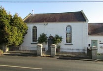Converted 1800s chapel with stained glass windows for sale