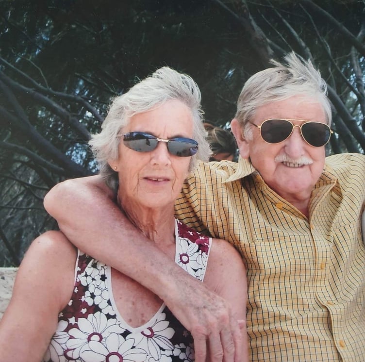 The late Joan and David Davies, Pembroke