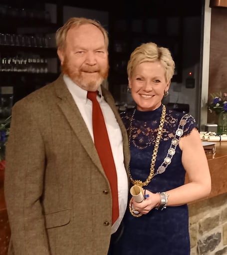 Tenby Mayor and volunteer