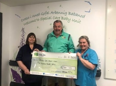Whitland RFC donation