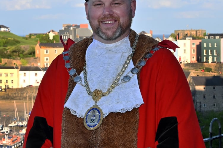 Dai Morgan Tenby mayor