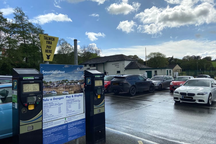 Saundersfoot car park