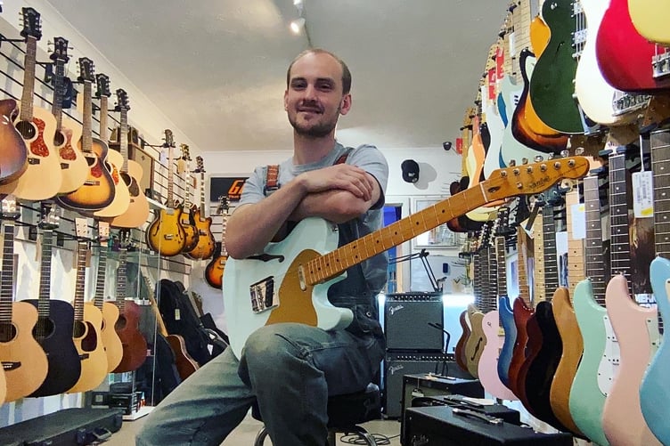 He knows all the chords: George Parfitt, Main Street Music, Pembroke