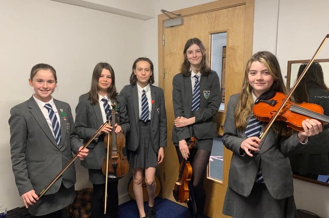 Music Ambassadors at Greenhill School, Tenby