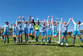 Saundersfoot footballers jump for joy at reaching National Urdd Finals