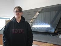 Pembrokeshire College learner Amy Wilson designing for the future