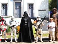 Chewie towers over all at Heritage Centre Falcon Fun Day