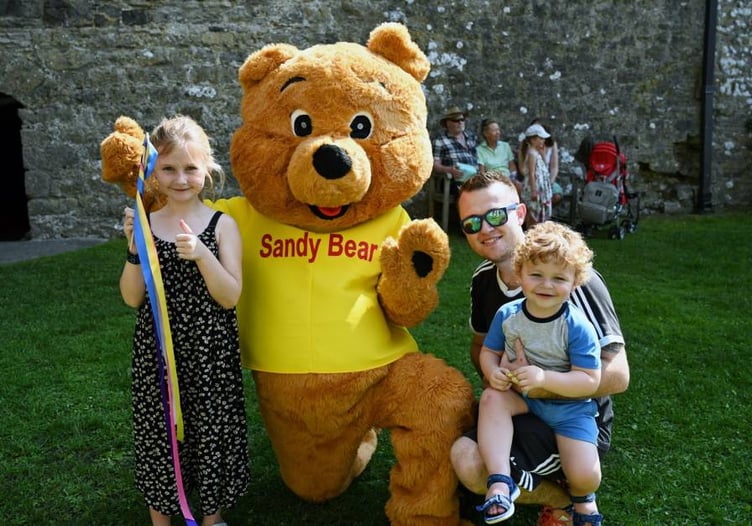 The Sandy Bear Family Fun Day will take place at Carew Castle on Saturday 10 June between 10am and 4pm.