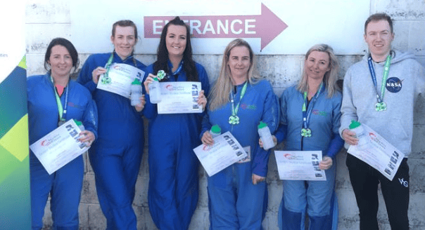 NHS Skydivers at Skydive Swansea