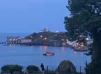 Tenby’s RNLI crew rescue fire-stricken yacht