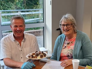 Chocolate tasting and goody bags for St Issell’s WI