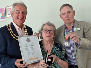 Resident thanks generous council for stolen George Medal replacement