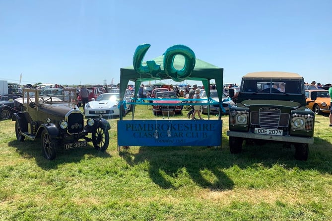 Carew Classic Car Show - 40th Anniversary stand