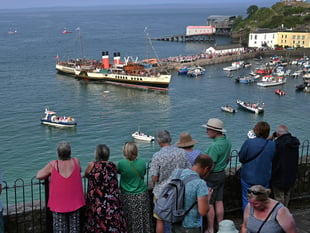 Iconic paddle steamer the Waverley set to return to Tenby