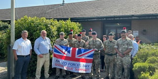 Landmarc flies the flag at Castlemartin for Armed Forces Week