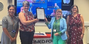 Hywel Dda health board accredited with Veteran Aware status