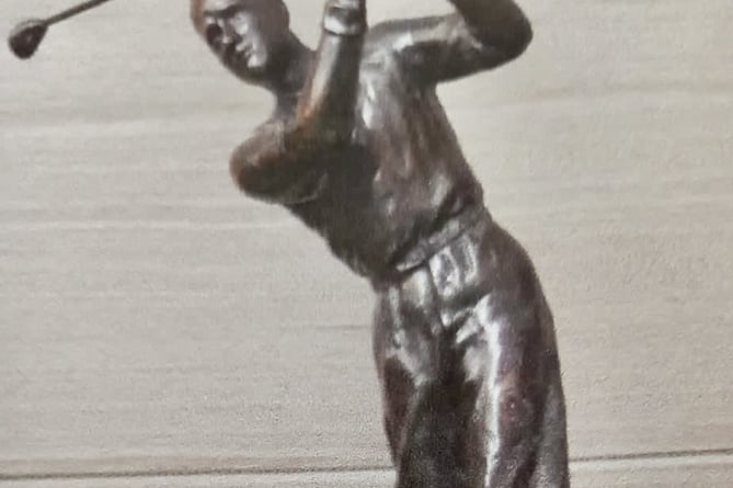 Tenby golf trophy
