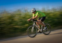 Large pothole labelled 'major hazard' for cyclists and bikers