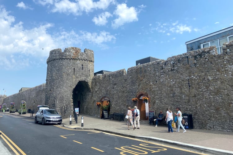 Tenby town walls