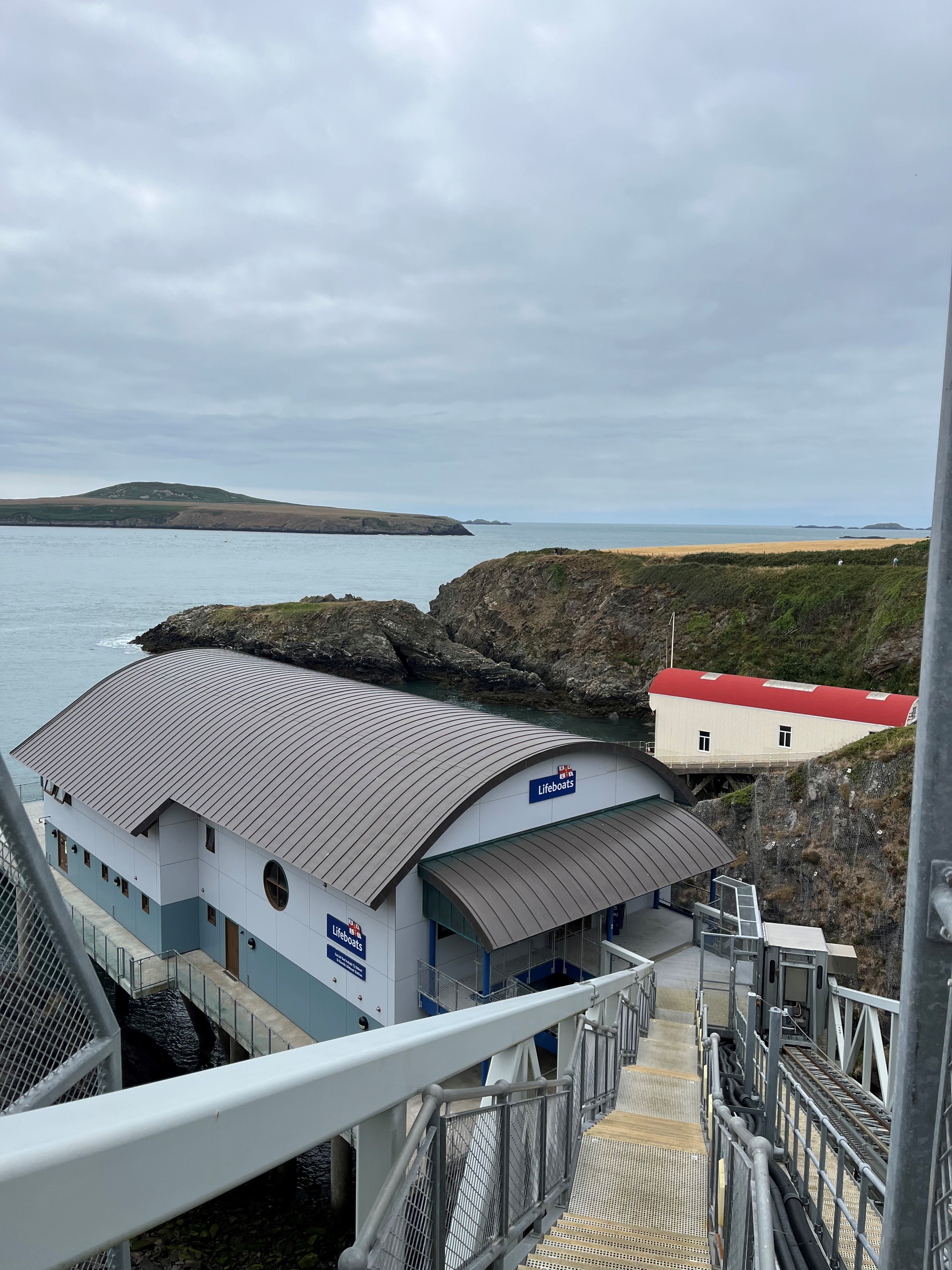 St Davids RNLI Lifeboat Station open day 2023 with tours and lifeboat