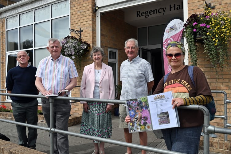 Wales in Bloom judging Saundersfoot