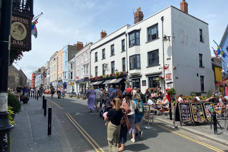 Tenby pedestrianisation