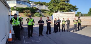 Police voice concerns over protestors wearing balaclavas outside Hotel