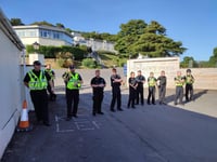 Police voice concerns over protestors wearing balaclavas outside Hotel
