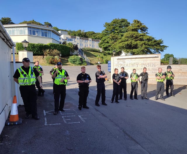 Police voice concerns over protestors wearing balaclavas outside Hotel