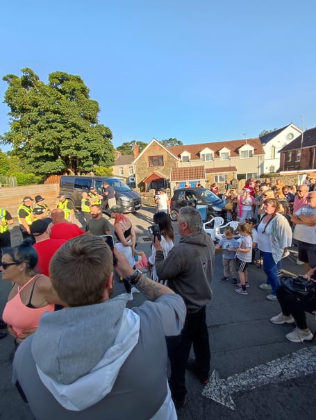 Stradey Park Hotel protests