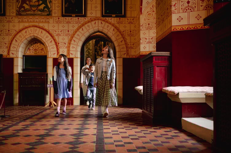 Family at Castell Coch