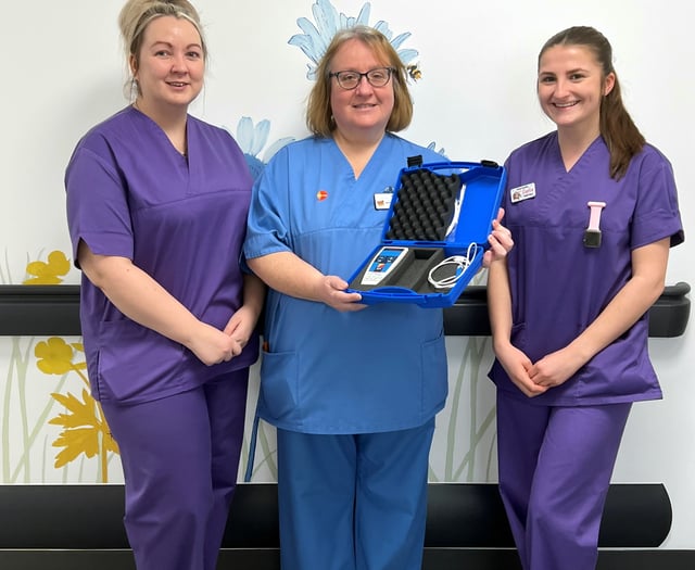 New kit for Glangwili Special Care Baby Unit, thanks to donations